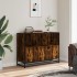 Aparador madera contrachapada color roble ahumado 100x35x76