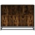 Aparador madera contrachapada color roble ahumado 100x35x76