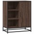 Aparador de madera de ingeniería roble marrón 62x35x76