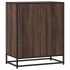 Aparador de madera de ingeniería roble marrón 62x35x76
