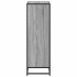 Estantería madera ingeniería gris sonoma 80,5x35x107,5