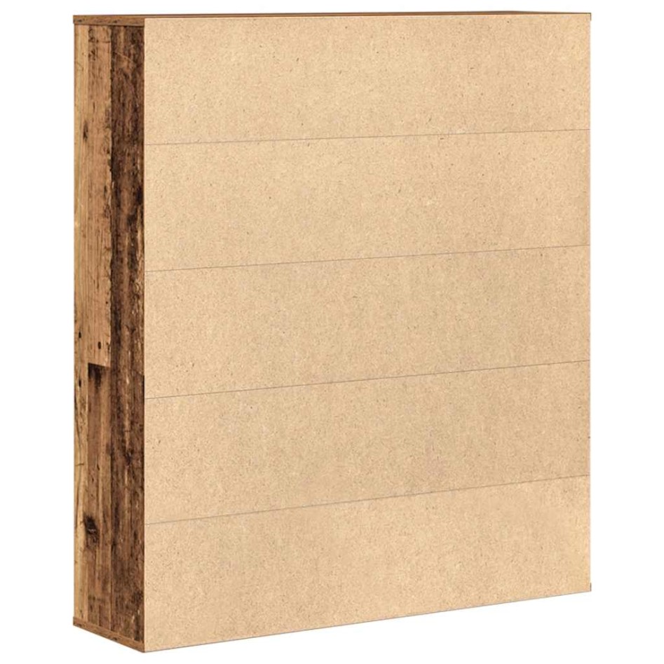 Estantería madera de ingeniería color envejecido 89x24x101,5