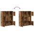 Estantería madera de ingeniería color envejecido 89x24x101,5