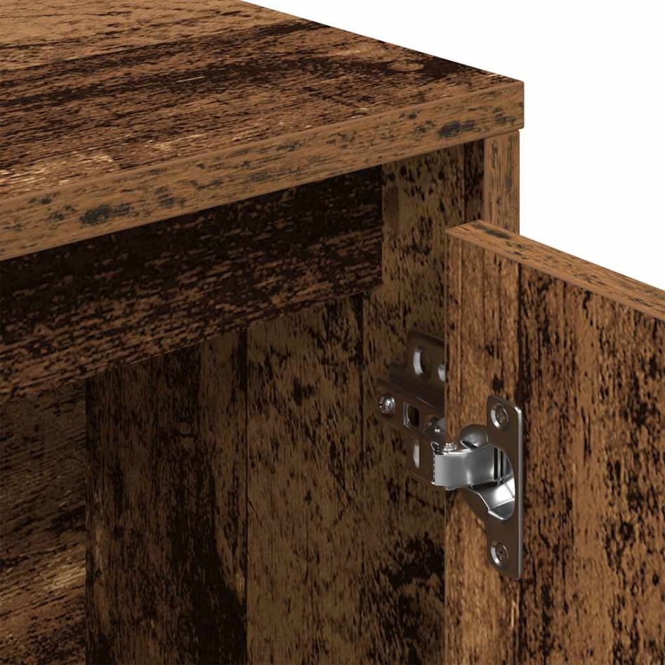 Estantería madera de ingeniería color envejecido 89x24x101,5