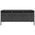 Mesa de centro acero laminado en frío negro 101,5x50x43,5