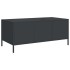 Mesa de centro acero laminado en frío negro 101,5x50x43,5