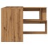 Escritorio de esquina madera contrachapada 200,5x50x76