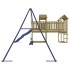 Parque infantil de exterior madera de pino