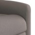 Sillón de masaje reclinable de tela gris