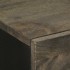 Aparadores 2 uds. madera maciza de mango negro 60x33x75