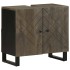 Conjunto de muebles de baño 3 piezas madera maciza mango