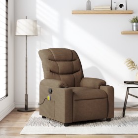 Sillón reclinable con masaje de tela