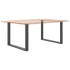 Patas para mesa comedor forma U 2uds antracita 100x(72-73)