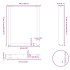 Patas mesa centro forma U 3uds acero natural 70x(72-73)cm