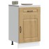 Mueble bajo de cocina Kalmar roble artesanal madera