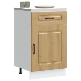 Mueble bajo de cocina Kalmar roble artesanal madera