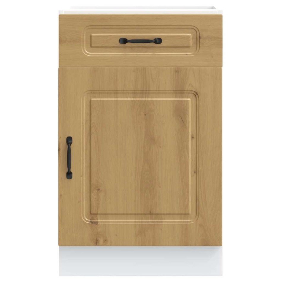 Mueble bajo de cocina Kalmar roble artesanal madera