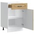 Mueble bajo de cocina Kalmar roble artesanal madera