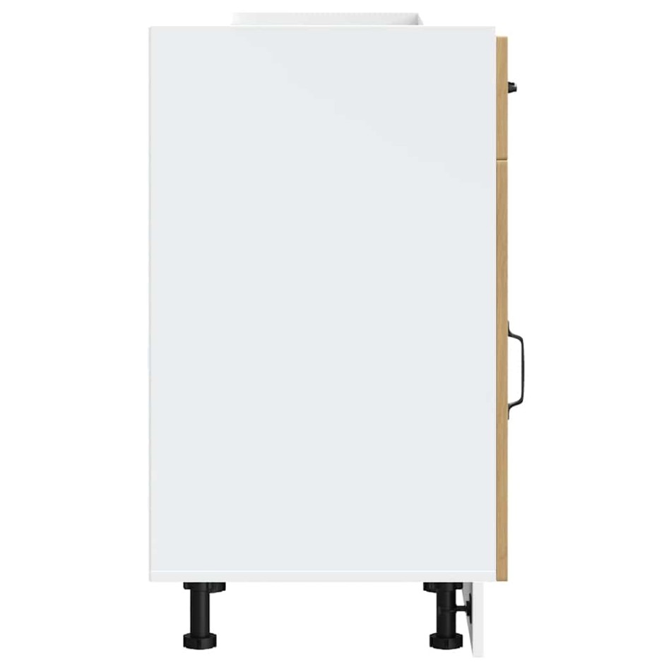 Mueble bajo de cocina Kalmar roble artesanal madera