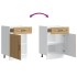 Mueble bajo de cocina Kalmar roble artesanal madera