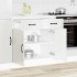 Mueble bajo cocina Kalmar madera ingeniería blanca alto