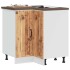 Mueble bajo esquinero cocina Kalmar madera antigua