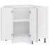 Mueble bajo esquinero cocina Kalmar madera antigua
