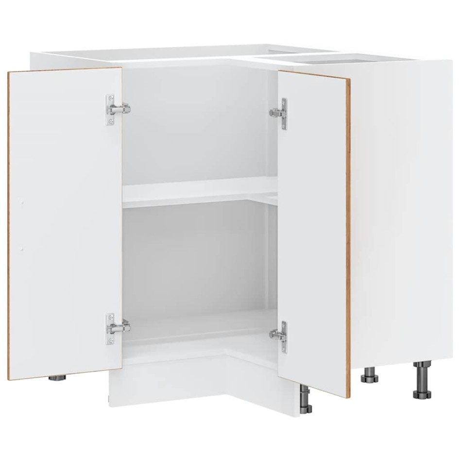 Mueble bajo esquinero cocina Kalmar madera antigua