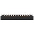 Estructura de cama otomana sin colchón negro 90x200