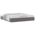 Estructura de cama otomana sin colchón gris 180x200