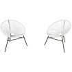Silla  apilable, modelo Adona  (Pack 2 Uds)
