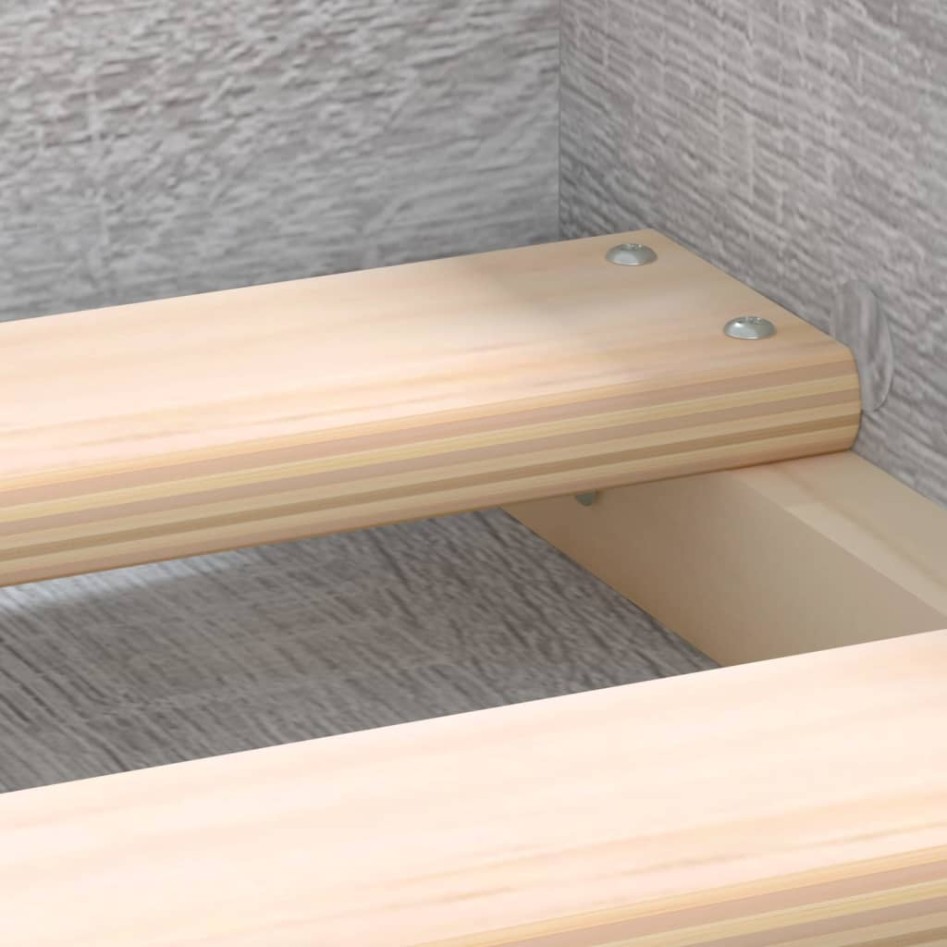 Estructura de cama gris Sonoma 180x200