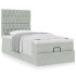 Estructura cama otomana colchones gris claro