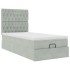 Estructura cama otomana colchones gris claro