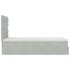 Estructura cama otomana colchones gris claro