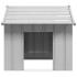 Caseta para perros con techo acero galvanizado 85x107x81