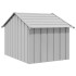 Caseta para perros con techo acero galvanizado 83x130x85