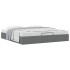 Estructura de cama otomana sin colchón gris oscuro 200x200