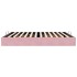 Estructura cama otomana sin colchón terciopelo rosa 180x200