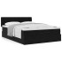 Estructura de cama otomana con colchón terciopelo
