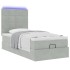 Estructura cama otomana colchones gris claro