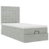 Estructura cama otomana colchones gris claro