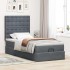 Estructura cama otomana colchones gris oscuro