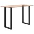 Patas de mesa de centro forma U 2uds acero negro