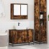 Set de muebles baño 2 pzas madera contrachapada roble