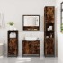 Set de muebles baño 2 pzas madera contrachapada roble