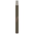 Patas mesa comedor forma U 3uds acero natural 100x(72-73)