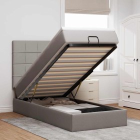 Cama otomana con colchón topo 90x200 cm