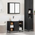 Juego de muebles de baño 2 pzas madera contrachapada