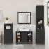 Juego de muebles de baño 2 pzas madera contrachapada
